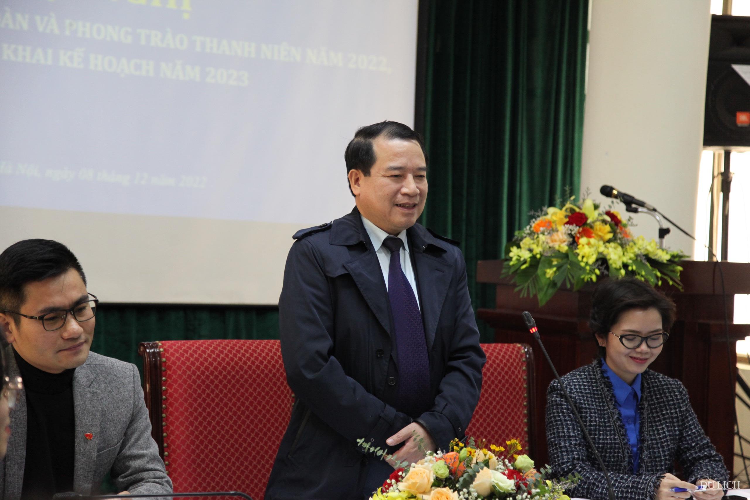 Phó Bí thư Đảng uỷ, Phó Tổng cục trưởng Tổng cục Du lịch Hà Văn Siêu phát biểu chỉ đạo
